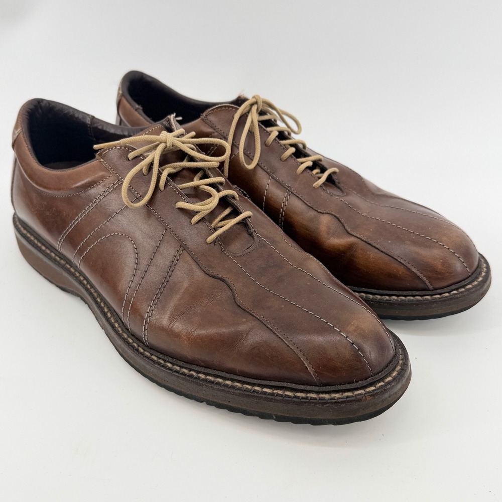 Allen Edmonds Voyager 6181 Sz 12 D Brown Leather Oxford Walking Shoes MSRP $295